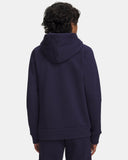 Under Armour Boys' Rival Fleece Hoodie - Midnight Navy / White - 410