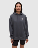 Tentree Womens Amazon Foliage Oversized Hoodie - Graphite White Oak