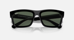 Ray-Ban Warren Sunglasses - Black W/ Dark Green
