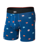 Saxx Vibe Xtra Soft Comfort Underwear - Crab Boil - Navy Dawn