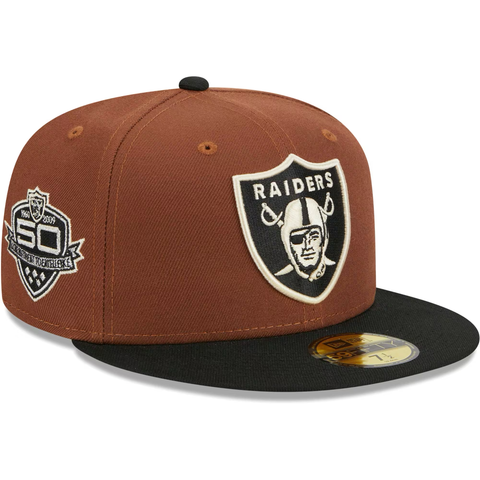 New Era Las Vegas Raiders Harvest 59Fifty Fitted Hat
