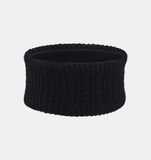 Under Armour Women's UA Halftime Cable Knit Headband - Black / Castlerock - 001