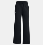 Under Armour Women's UA Rival Fleece Straight Leg Pant - Black / White - 001