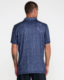 RVCA Mens Sport Vent Polo - Moody Blue
