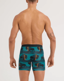 Saxx Vibe Xtra Soft Comfort Underwear - Bison Bling - Seascape