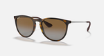 Ray-Ban Erika Sunglasses - Light Havana W/ Brown Polar
