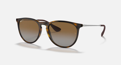 Ray-Ban Erika Sunglasses - Light Havana W/ Brown Polar