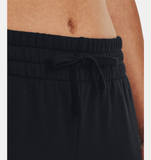 Under Armour Women's UA Rival Fleece Straight Leg Pant - Black / White - 001