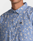 RVCA Mens Breezy SS Shirt - Vintage Blue