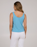 Salty Crew Womens Flagship Classic Tank - Lagoon Blue