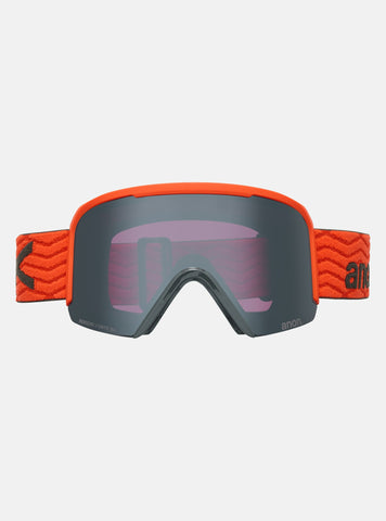 Anon Nesa Goggles + Bonus Lens + MFI® Face Mask - Fiesta Red