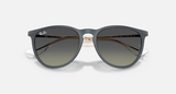 Ray-Ban Erika Sunglasses - Rubber Blue W/ Grey Gradient