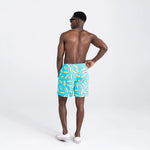 Saxx Mens Go Coastal Classic Volley 7" Swim Short - Pop Dogs