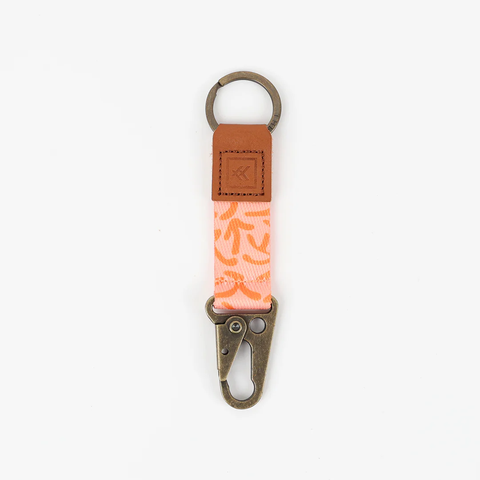 Thread Keychain Clip - Coral Reef