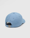 Tentree Embroidered Denim Peak Hat - Light Wash White Oak