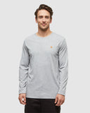Tentree Men's Treeblend Baker Longsleeve - Harbour Gray Heather