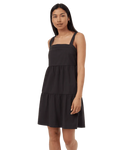 Tentree Women's EcoStretch Cotton Tiered Dress