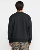 RVCA Mens Buck Crew Sweatshirt - Pirate Black