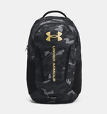 Under Armour UA Hustle 6.0 Backpack - Black / Metallic Gold - 001