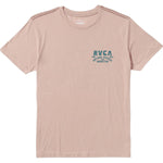 RVCA Mens Ridge SS Tee - Pale Mauve