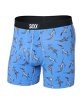 Saxx Ultra Super Soft Underwear - Disc Dogs - Snail Blue