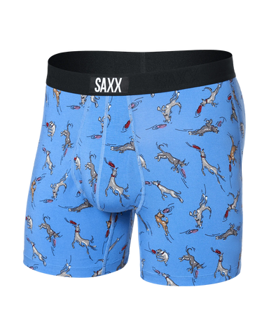 Saxx Ultra Super Soft Underwear - Disc Dogs - Snail Blue
