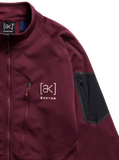 Burton Men's [ak]® Baker Stretch Full-Zip Fleece - Rum Raisin