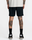 RVCA Mens Yogger Stretch 17" Short - Black