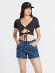 Volcom Women's Had Me At Aloha Reversible Top