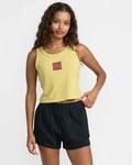 RVCA Womens Flow Tank - Thyme Green
