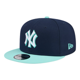 New Era New York Yankees 9FIFTY Snapback Hat - Navy / Turquoise