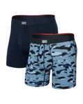 Saxx Vibe Xtra (2 Pack) Underwear - Pond Camo/Navy