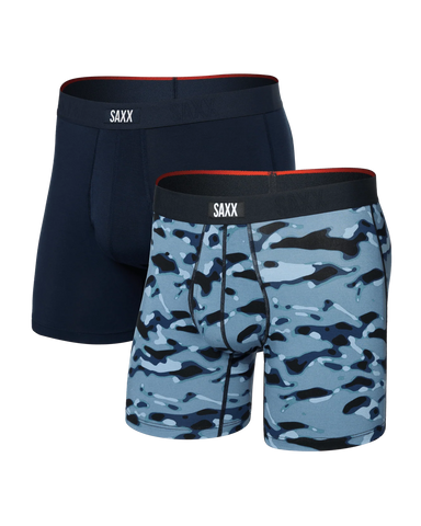 Saxx Vibe Xtra (2 Pack) Underwear - Pond Camo/Navy