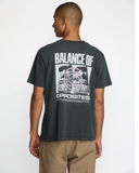 RVCA Mens Easter Basket SS Tee - Black