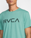 RVCA Mens Big RVCA Tee - Bottle Green