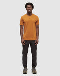 Tentree Mens Baker Henley T-Shirt - Burnt Caramel