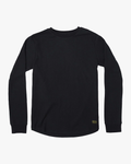 RVCA Mens Dayshift Long Sleeve Thermal Shirt - Black