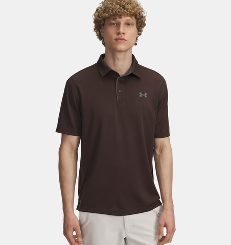 Under Armour Men's UA Tech Polo - Kona Brown / Pitch Gray - 246