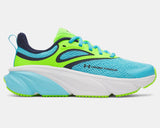 Under Armour Boys' GS UA Rogue 6 Running Shoes - Blue Blur / Hyper Green / Midnight Navy - 471