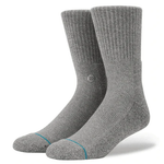 Stance Icon Crew Socks 3 Pack - Grey Heather