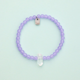 Pura Vida Intention Stretch Bracelet ~ Amethyst