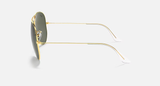 Ray-Ban Aviator Large Metal Sunglasses - Arista Gold W/ G-15 Green