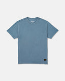 RVCA Mens Midweight Label Short Sleeve Tee - Vintage Navy