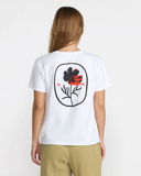 RVCA Women's Odai Relaxed  Tee - Whisper White