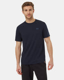 Tentree Mens Woodblock Ten T-Shirt - Midnight Blue Canyon Blue