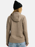 Burton Women's Oak Pullover Hoodie - Summit Taupe Heather