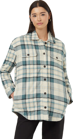 Tentree Womens Kapok Flannel Insulated Shacket