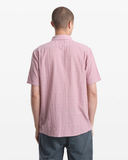 Volcom Mens Bankstone II S/S Button-Up Shirt - Stone Rose