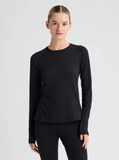 Burton Women's Synthetic Midweight Base Layer Crew - True Black