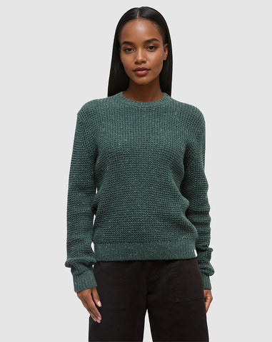 Tentree Women's Morrell Sweater - Forest Pine Nep